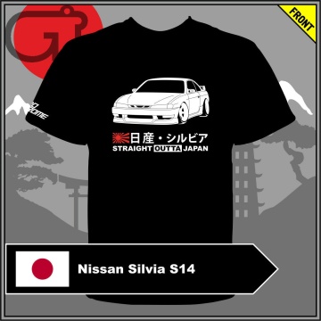 GT-shirt Nissan Silvia S14 Tshirt tee