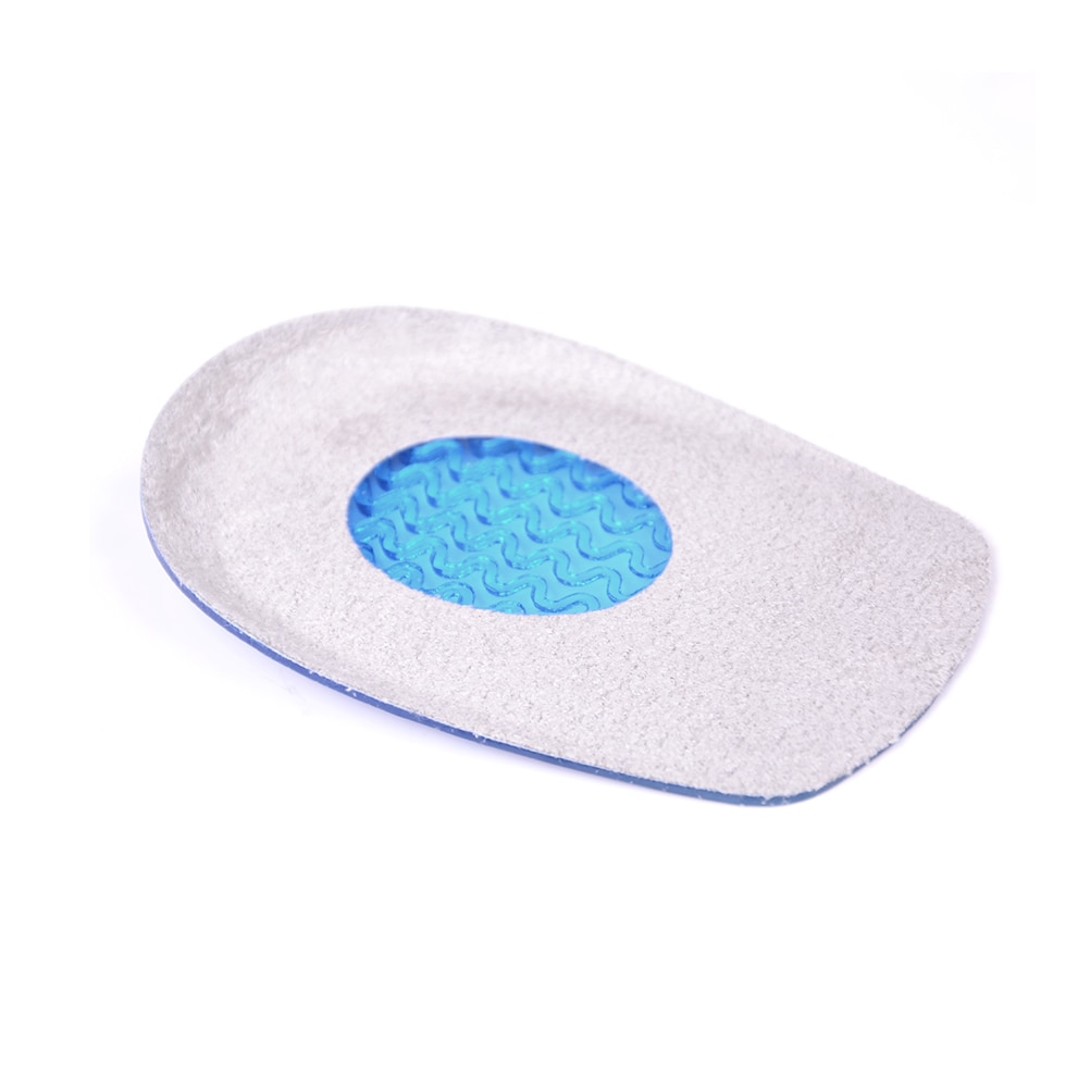 New Silicon Gel Insoles Back Pad Heel Cup Spur Feet Cushion Silica Pads For Calcaneal Pain Health Feet Care Support