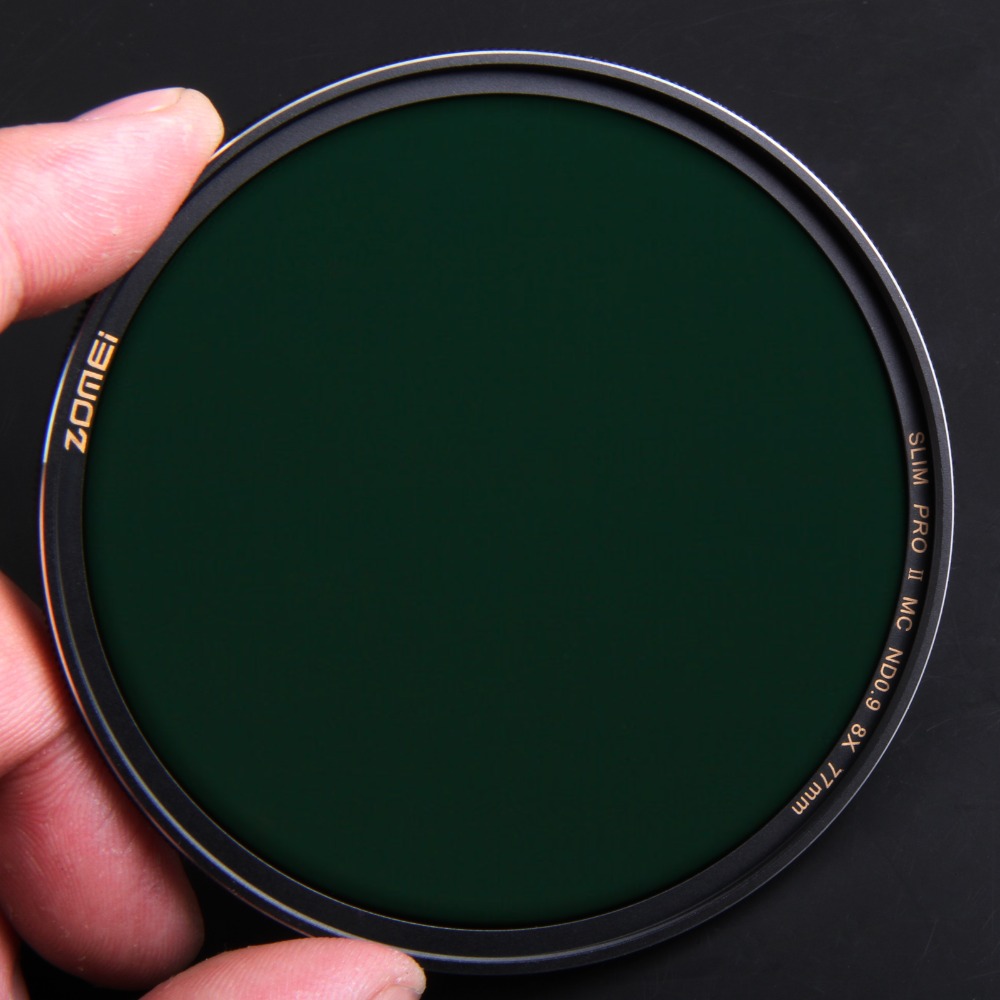 Zomei Optical Glass Slim Neutral Density Camera ND filter ND8/ND64/ND1000(3.0) Multi-coated 49/52/55/58/62/67/72/77/82mm