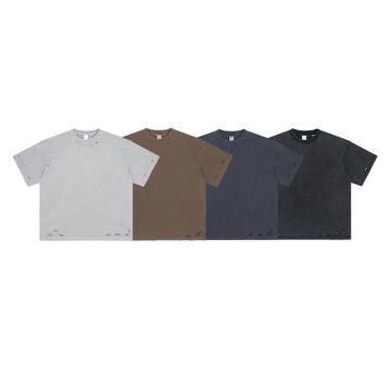 Men's Distressed Cotton T-Shirt