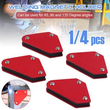 1 Pcs Welding Magnet Magnetic Square Holder Arrow Clamp 9lbs Capacity 45°/90°/135° Magnetic Welding Holder, w/o Switch Tools