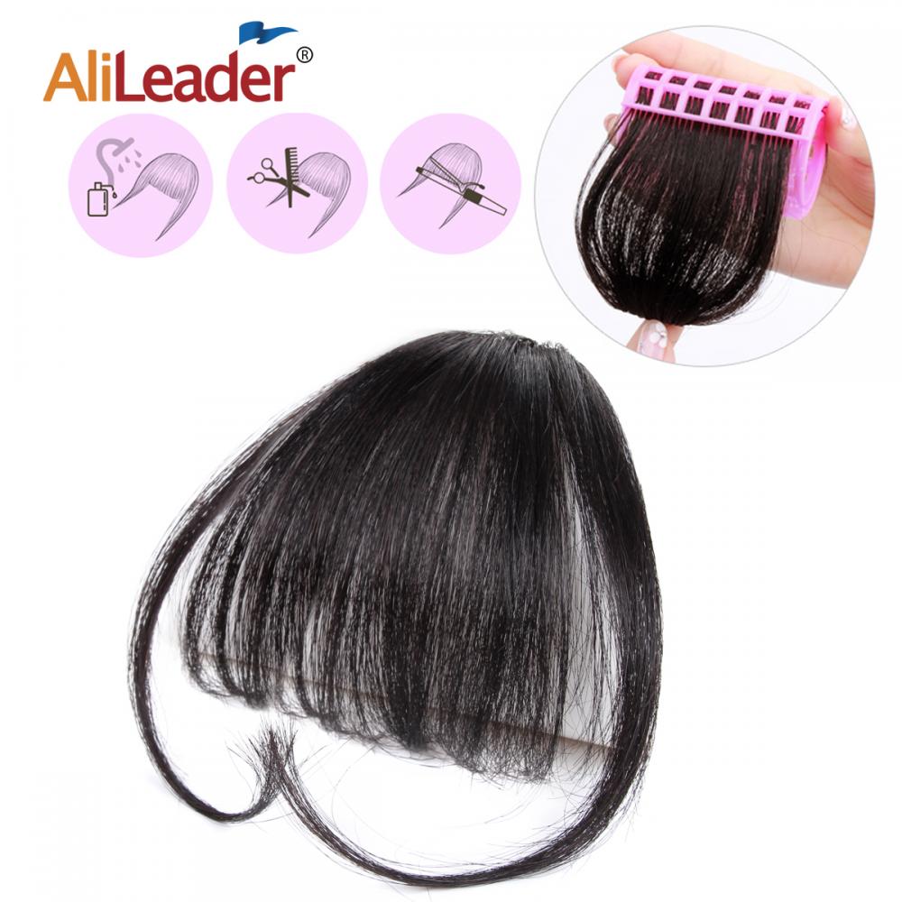 Human Hair Air Bangs 6