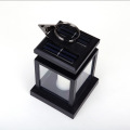 Outdoor Garden Courtyard Solar Powered Hanging LED String Lights Flickering Candle Lantern Lamp