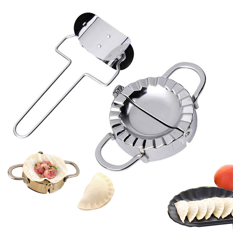 Stainless Steel Dumpling Maker Diy Jiaozi Pierogi Pie Mould Tools Creative Wrapper Cutter Bakeware Accessories Kitchen Utensils