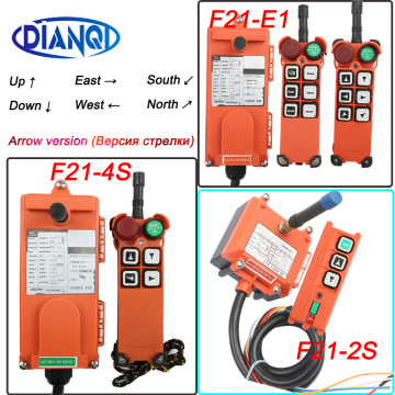 F21-2S F21-4S F21-E1 Industrial remote controller switches Hoist Crane Control Lift Crane 220V 380V 110V 12V 24V Wireless switch