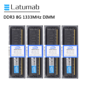 Latumab RAM DDR3 8GB 16GB 32GB 1333MHz Desktop Memory DIMM Memory PC3-10600 PC Memory 240Pin 1.5V Memoria DDR3 RAM Memory Module