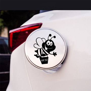 Lovely Bee Car Sticker 92# 95# fuel tank decoration for cars styling automotive vinyl Waterproof art Design stickers and decals