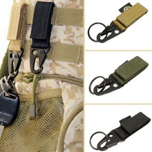 Quickdraw Clasp Outdoor Survival Hiking Camping Fitness Equipment Carabiner Military Hunting Webbing Buckle Tactical Belt Strap