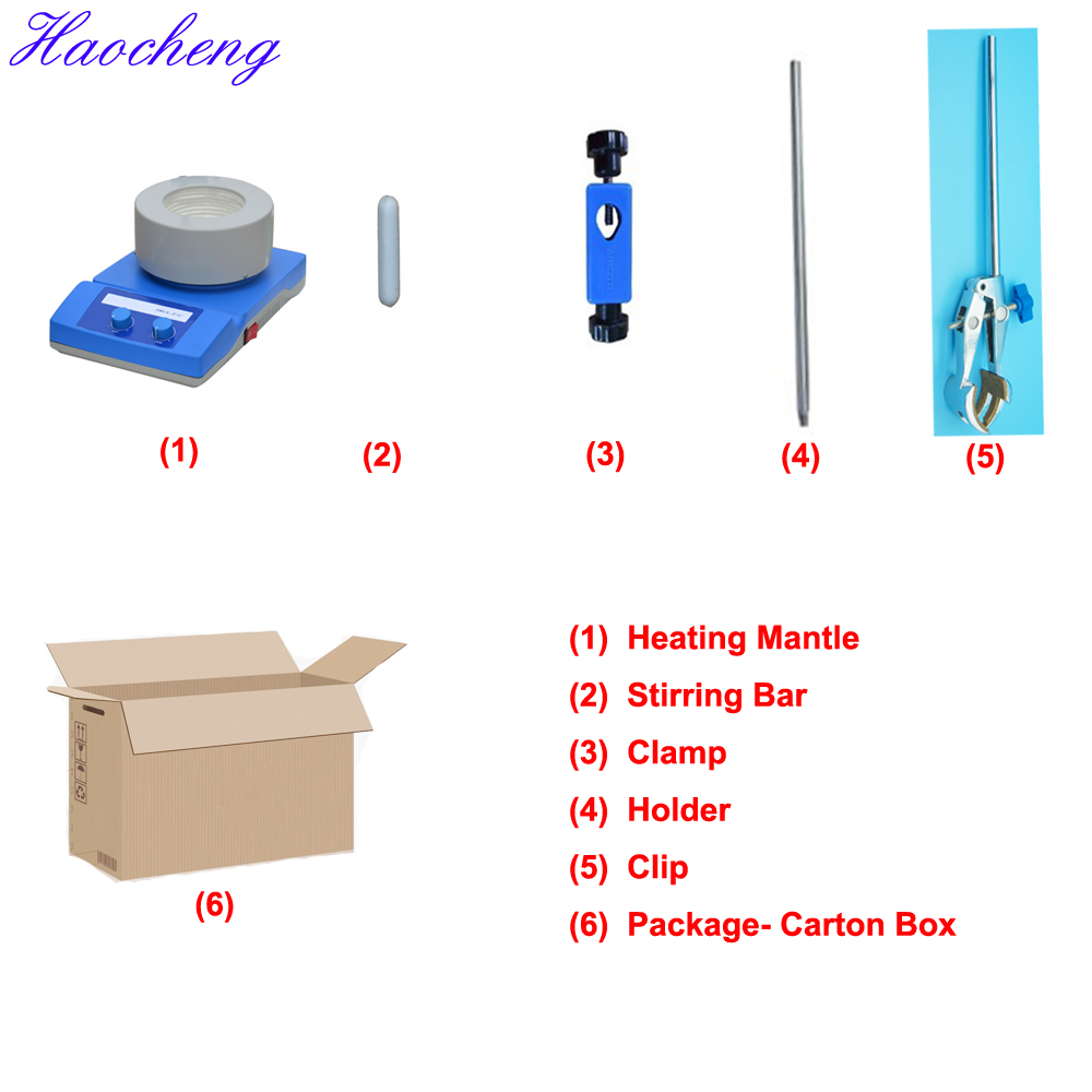 Free shipping, 10L laboratory equipment stirring heating mantles with built-in controllers