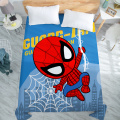 Marvel The Avengers Spiderman bed sheet Captain America bed sheet Boys Cartoon bed linen coverlet sheet(NO cover pillowcase)