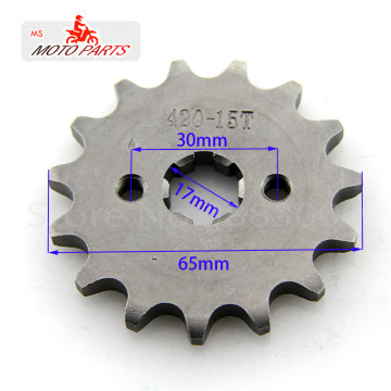 Front Chain Sprocket Gear 420 15 Tooth 17mm For 50cc-160cc Lifan YX Chinese ATV Quad Pit Dirt Monkey Bike Motorcycle