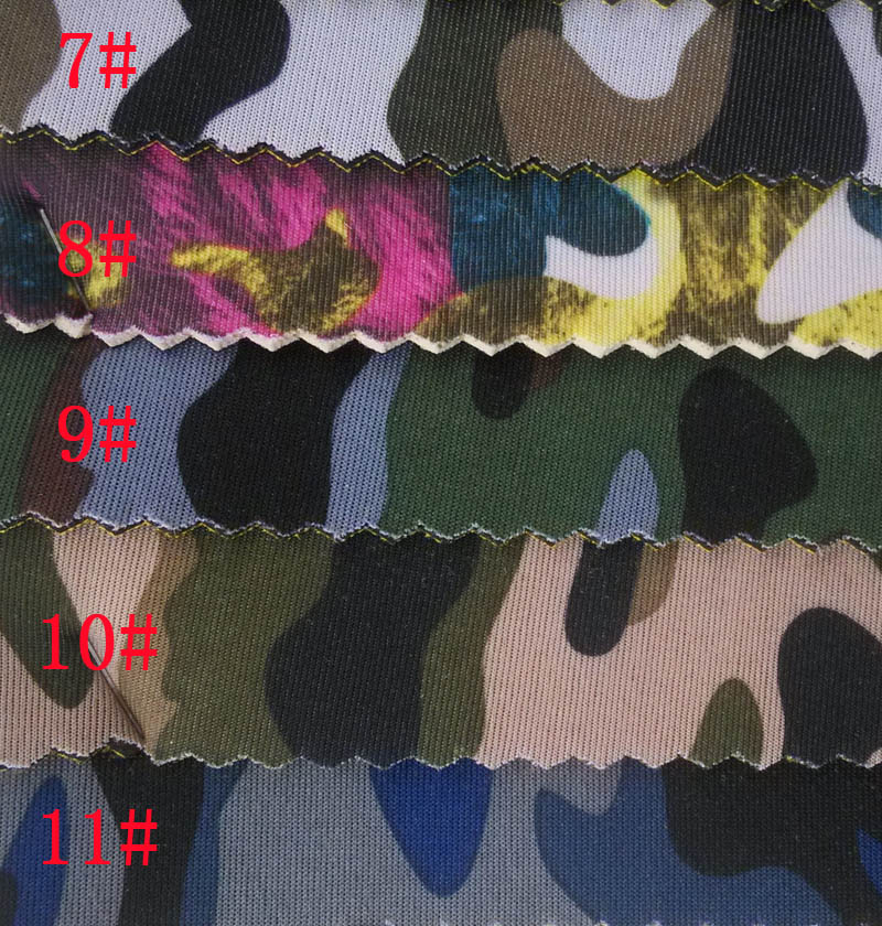 2.5MM colorful camouflage printed SRB rubber Neoprene fabrics material