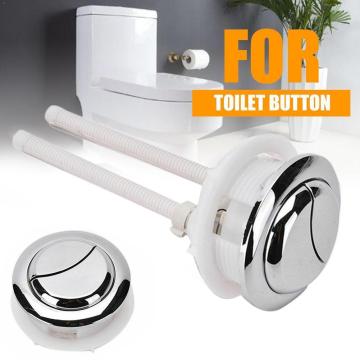 Plastic Dual Flush Toilet Water Tank Push Button Hole Universal Switch Cover Button Toilet Rod Cistern Accessories Lid Bath U3S0