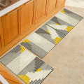 2PCS Carpet Anti Slip Bohemian Style Geometric Pattern Rug Home Rug for Living Room Kitchen Bedroom Floor Carpet Rug Set Decor