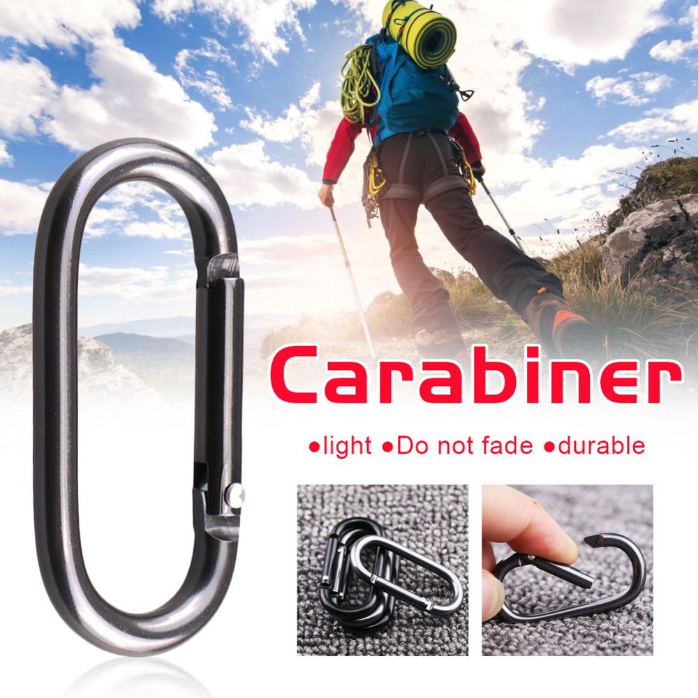 5/10/20pcs Oval Hanging Buckle Carabiner Hanging Buckle Small Bag Buckle Water Bottle Hook for Camping Fishing Hiking Traveling