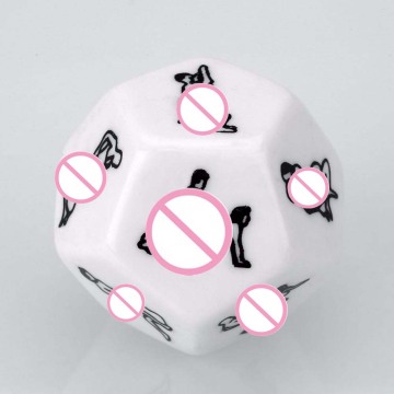 2pcs/set 12 Sides Love Posture Sex Couple Dice Fetish Sextoys Sex Funny Adult Dice Games Sexy Romance Erotic Craps Toy