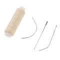 Nylon Hair Track Weft Weave Sew Thread + Needle J+I+C For Clip In Extensions Wig Tools for Hair Extension Accessories