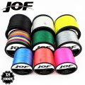JOF 8 Strands 1000M 500M 300M PE Braided Fishing Line Japan Multicolour Saltwater Fishing Weave Superior Extreme Super Strong