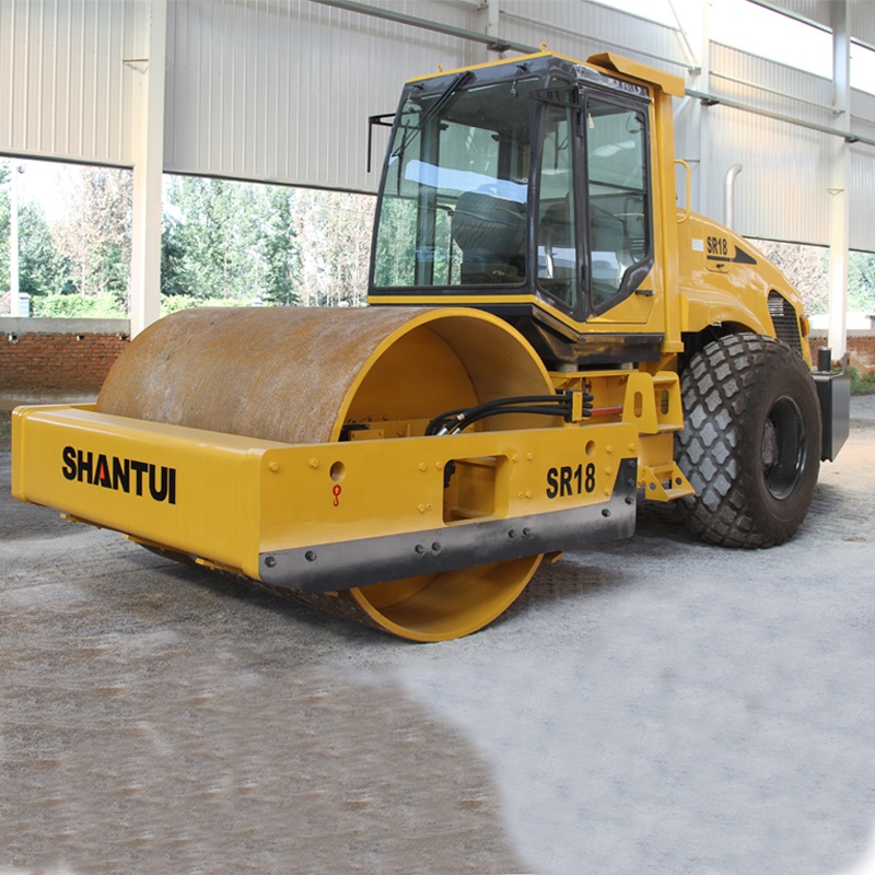 Shantui SR18 machine single drum vibratory road roller