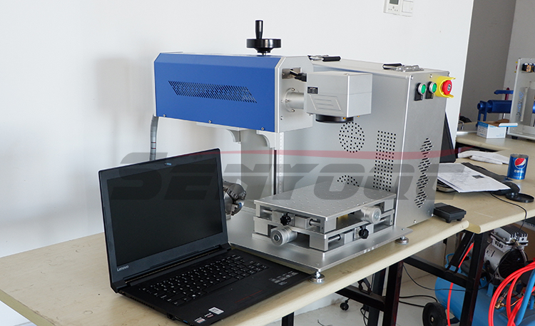 China manufacturer 30w marker gold and silver engraving 20w bird ring laser marking machine for sale