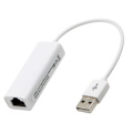 USB2.0 Network Hub 10/100 Mbps To RJ45 Lan Network Card USB Ethernet Adapter