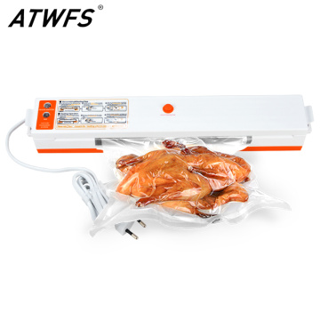 ATWFS Best Food Vacuum Sealer Packaging Packing Machine Film Kitchen Food Saver Mini Vacuum Container with 15pcs Vacum Bag