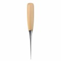 KiWarm Quality Leathercraft Hand Sewing Tool Adjustable Leather Edge Slicker Round Wood Kit Awl Punch Groover Skiving Knife Tool