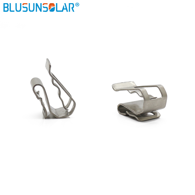 10/50 PCS Stainless Steel Solar PV Cable Clip/Clamp For 2 PV Solar Cable Wire Installation