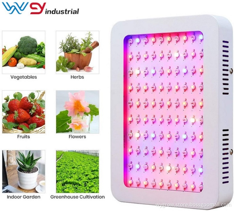 LED Hydroponic Grow Light double switch veg bloom