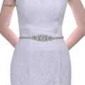 TOPQUEEN S489 Luxury Wedding Bridal Sash Rhinestone Belt Plus Size Women's Accessories Jewel Belt Bridesmaid Dress for Wedding