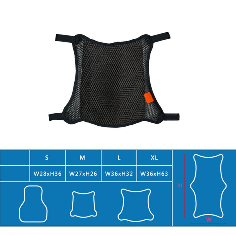 Summer Motorcycle Breathable Cool Sunproof Seat Cushion Cover Heat Insulation Mounting Air Pad Motorbike Seat Protection