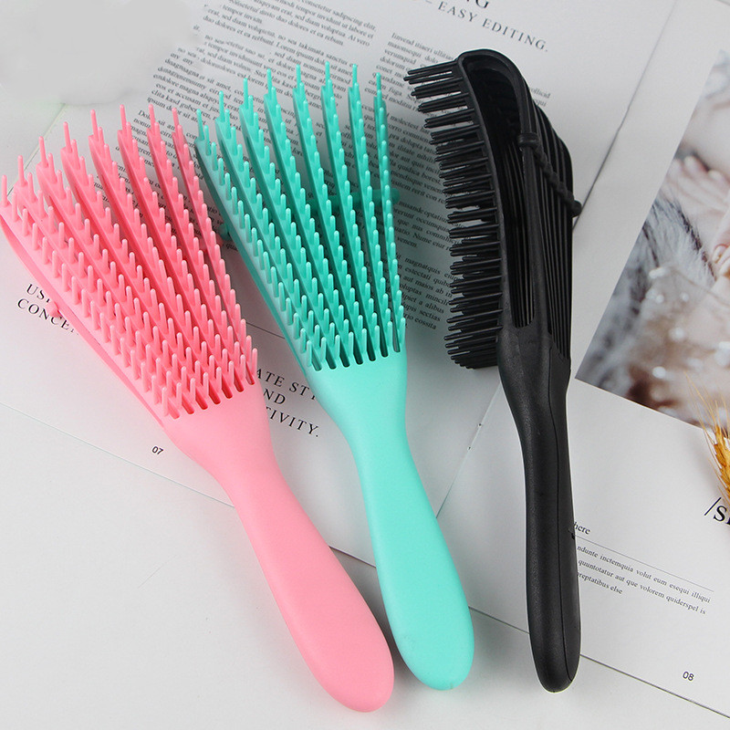 1PC Hair Brush Scalp Massage Comb Detangling Brush for Curly Hair Comb for Hair Detangler Hairbrush for Women Men Salon
