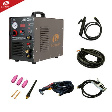 Lotos LTPDC2000D tig welding machine of 111v/220v tig plasma welder