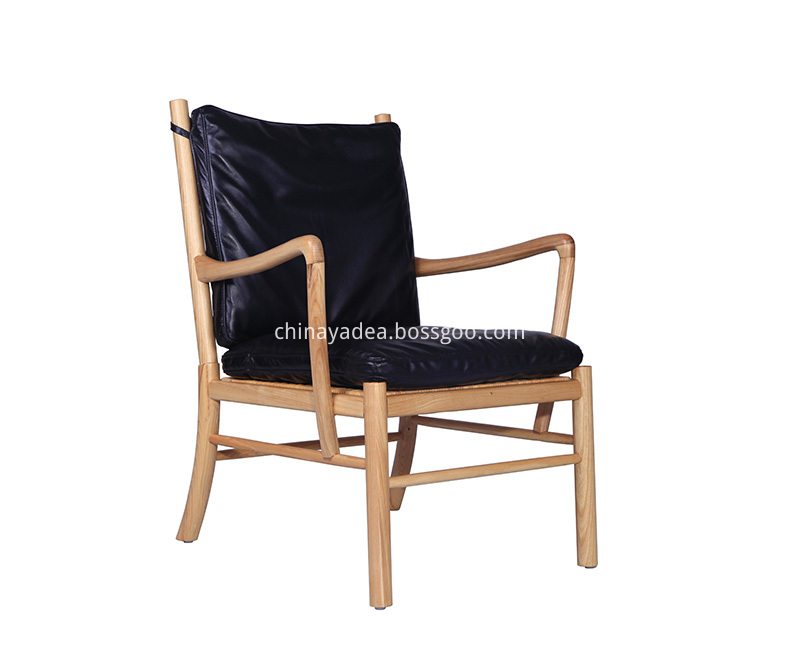 Leather-Chair-with-Armrest
