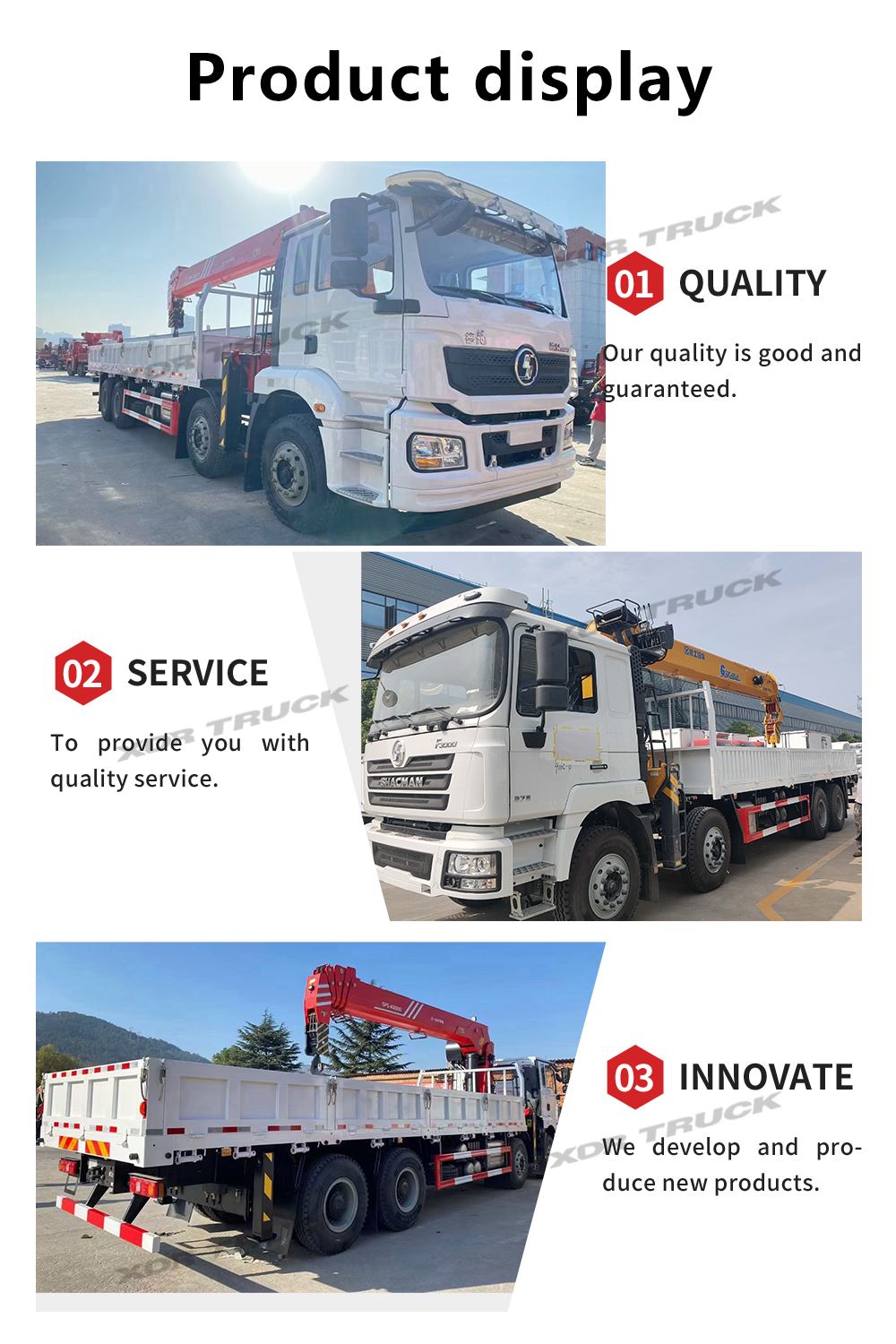 Shacman 2 axles vehicle with 380HP engine