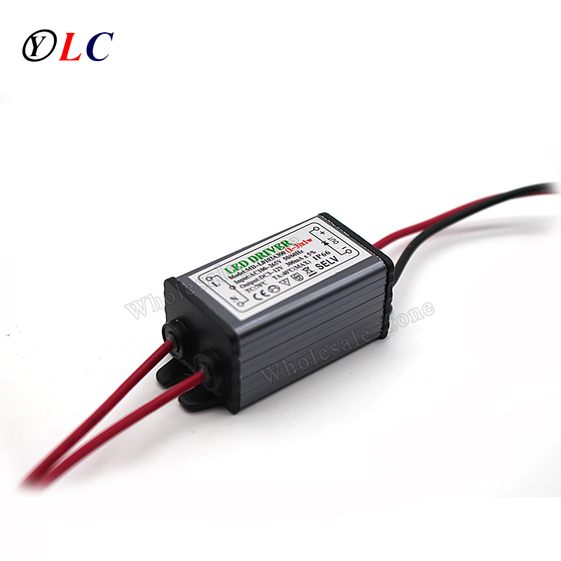 ( 1-3 ) X 1W 3W IP66 Waterproof LED Driver Power Supply Constant Current AC100 - 265V to DC 3V -12V 240mA -300mA for LED