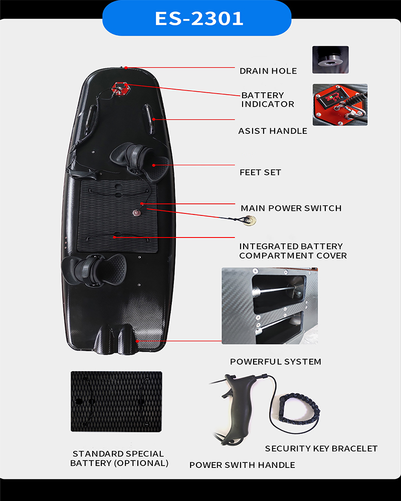 electric surfboard parameter es2301