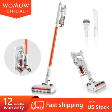 Womow W5 S Wireless Vacuum Cleaner 2.9lb Ultra-Lightweight Stick Vacuum Rechargeable Battery 2 in 1 Cordless Vacuum Handheld Car