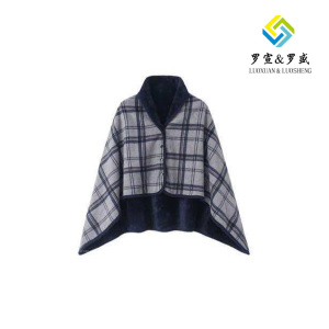 Dusky Ash Gray Felt Blanket