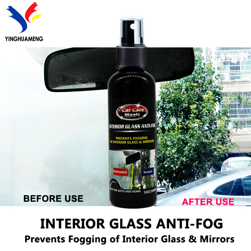 Interior glass anti-fog