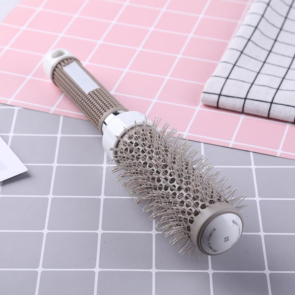 6 Size Professional Hair Dressing Brushes High Temperature Resistant Ceramic Iron Round Comb Hairbrushes Hair Styling Tools