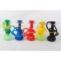 Small Portable Glass Vase Silicone Stem Pumpkin Hookah Shisha