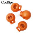 50pcs Colorful Ball Round Spring Stop Cord Lock Toggle Stopper Clip For Sportswear Shoes Rope DIY Cord Lanyard Accessories