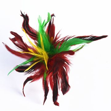 5pcs Colorful Feathers Shuttlecock Chinese Jianzi Foot Sports Outdoor Toy Game Q1FF