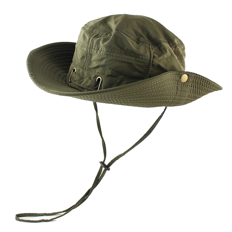 UPF 50+ Beach Cap Bucket Hat Men Women Boonie Hat Summer UV Protection Military Army Hiking Tactical Outdoor Sun Hat Fishing