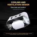 Adjustable Leather 3D Cardboard Helmet Virtual Reality VR Glasses Headset Stereo VR For 4-6' Mobile Phone Portable VR Glasses