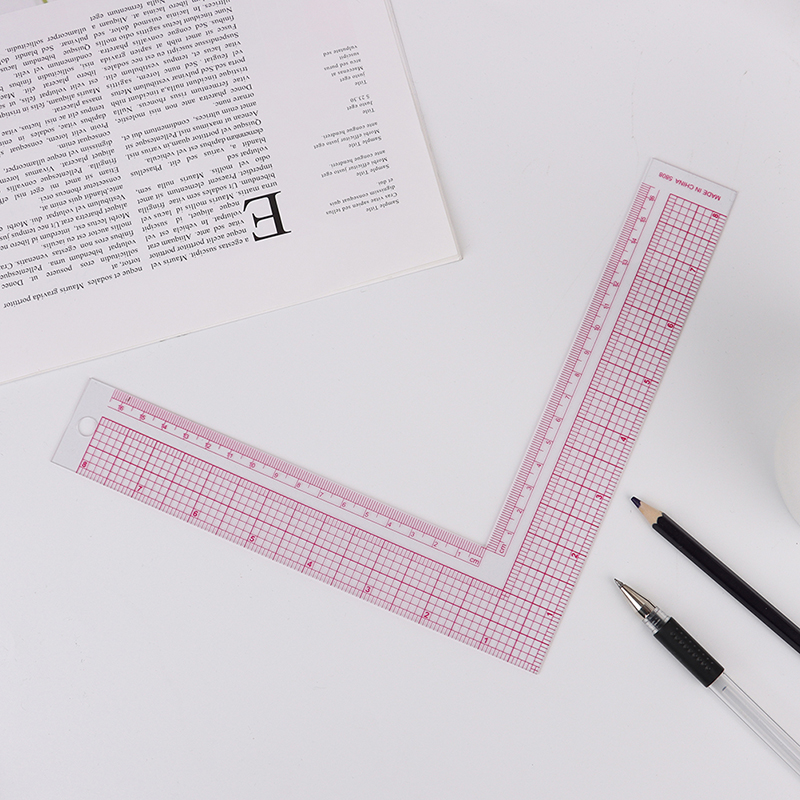 Sewing Patchwork Quilting Ruler Plastic Garment Cutting Craft Scale Rule Drawing Supplies Sewing Accessories 22*22CM/8.66*8.66CM
