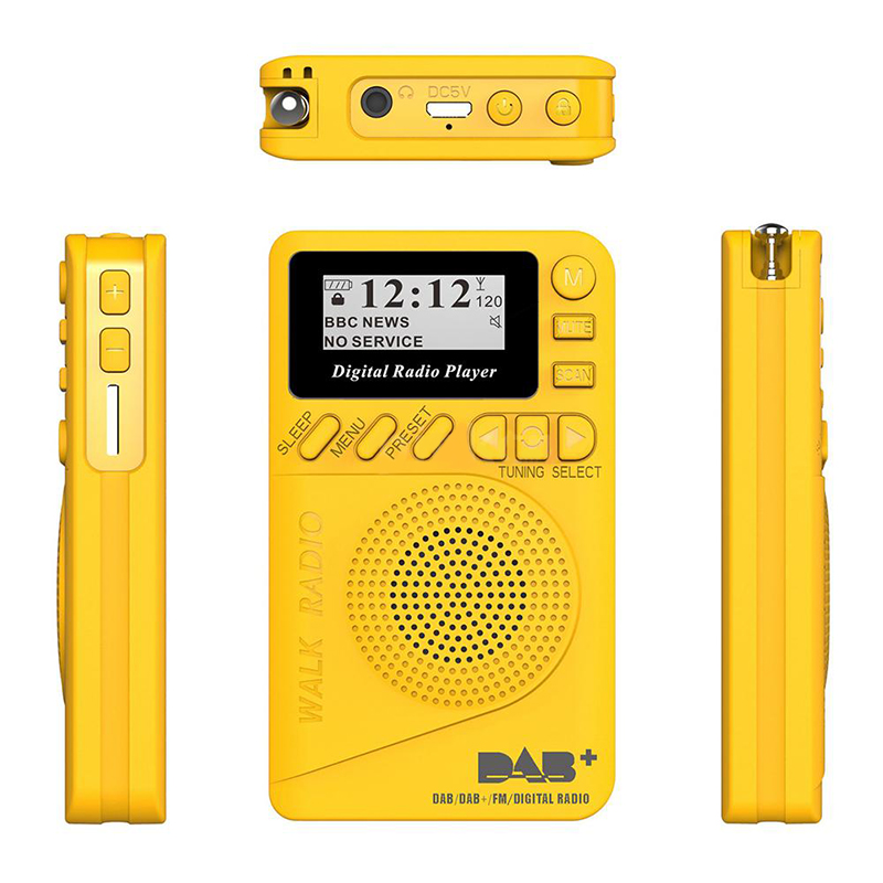 Wireless Radio Speakers Portable FM Radio Music Player Digital Mini Pocket Radio Multifunctional FM Sound Recorder Insert Card