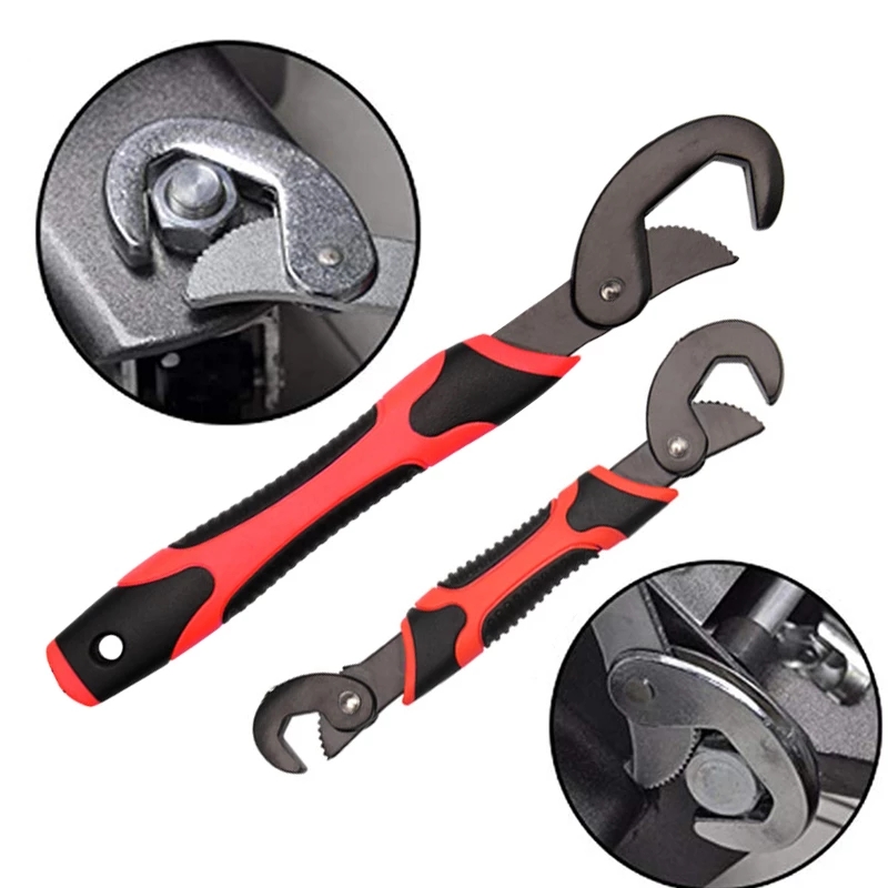 Multifunctional Adjustable Wrench 9-32/9-45MM Spline Bolt Portable Torque Ratchet Oil Filter Repair Pipe Wrench Household Tool