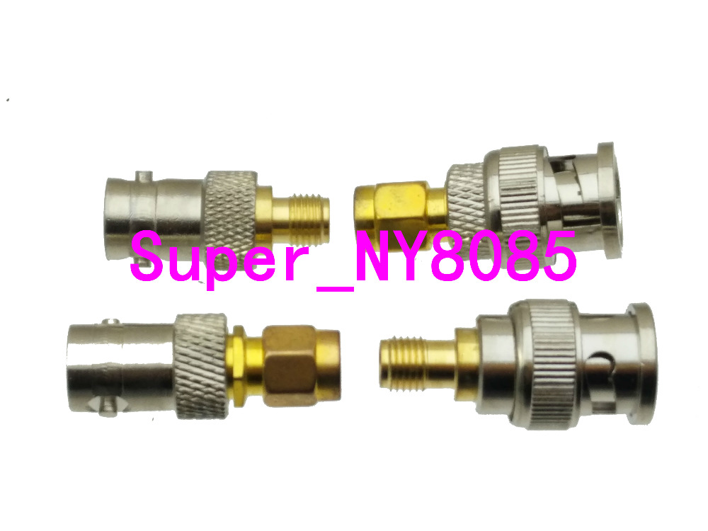 4pcs/set BNC to SMA 4 Type Male&Female RF adapter connector